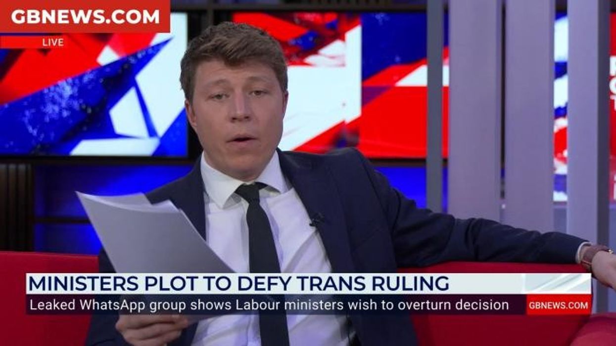 ‘The absolute hallmark gold standard of two-tier policing’: Extraordinary GB News rant as trans rights protest causes chaos
