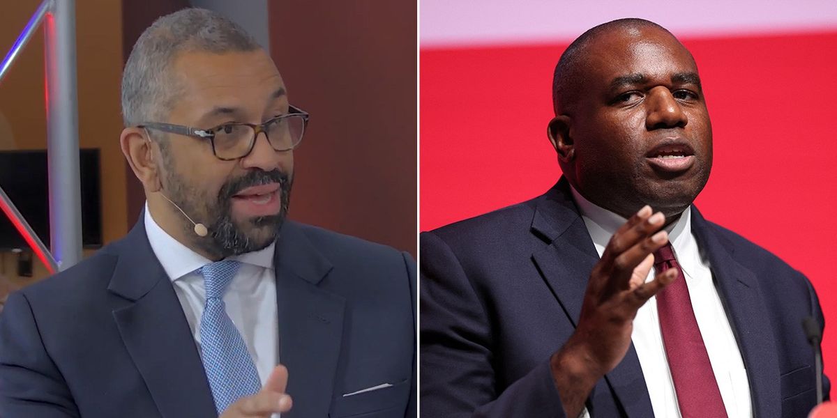 NextImg:James Cleverly takes aim at David Lammy over Labour's focus on 'identity politics': 'It's all about him!'