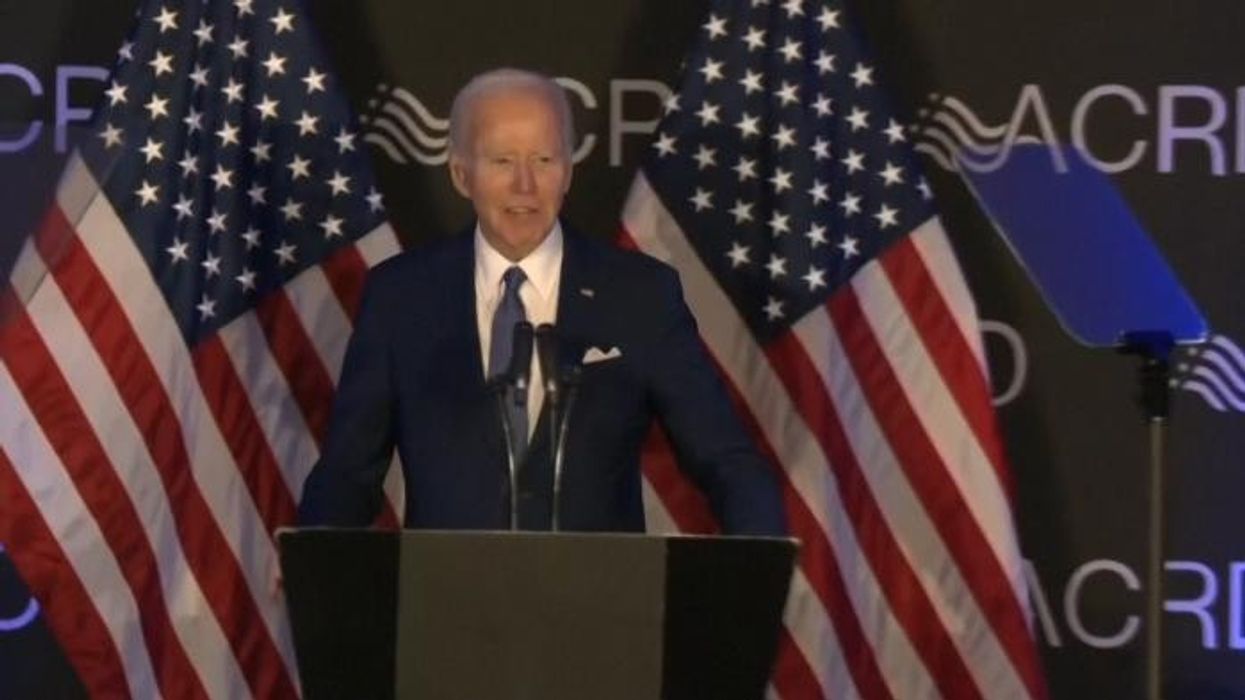 Joe Biden accuses Donald Trump of 'taking a hatchet' to social security in first major speech since leaving office: 'So much destruction!'