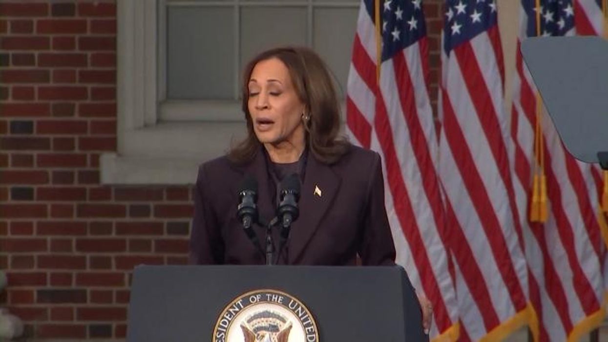 Kamala Harris fights back tears as she declares 'we must accept the result' after devastating election loss
