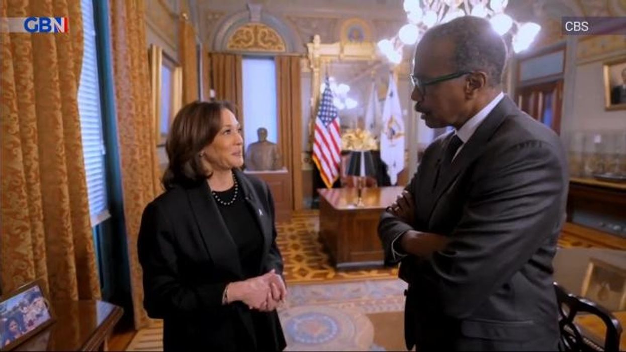 Kamala Harris caught in cringeworthy gaffe as Vice President claps and smiles to protest song