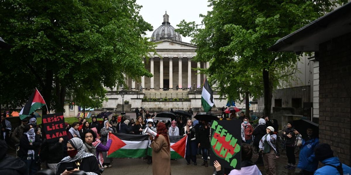 NextImg:Entitled Pro-Palestinian campaigners beg for shopping list of items including food and blankets in bid to continue protest