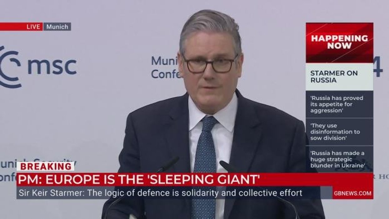 'Lamps would go out in Europe' under Nigel Farage, Keir Starmer tells world leaders