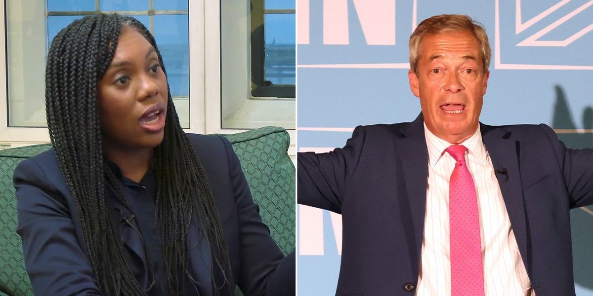NextImg:Kemi Badenoch takes aim at Nigel Farage with attack on Reform membership: 'What can they do?'