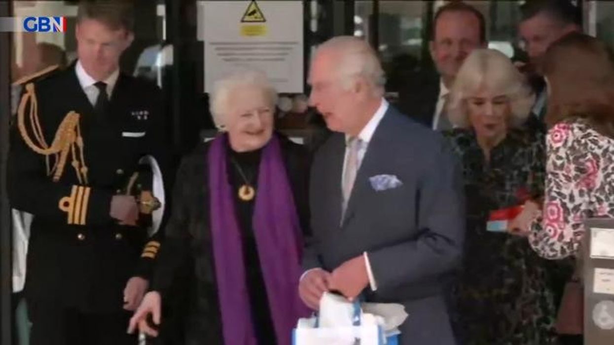 King Charles 'steals' Queen Camilla's seat in awkward moment after royal appearance