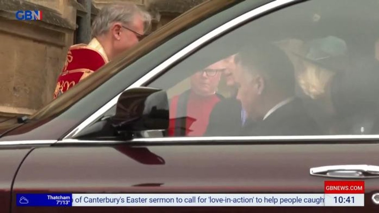 Charles pictured for first time since Easter Sunday as King presented with banknotes featuring his portrait
