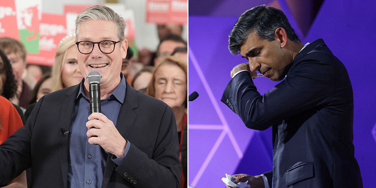 NextImg:Election WIPEOUT: Bombshell last-minute poll predicts Tories will get just 82 seats