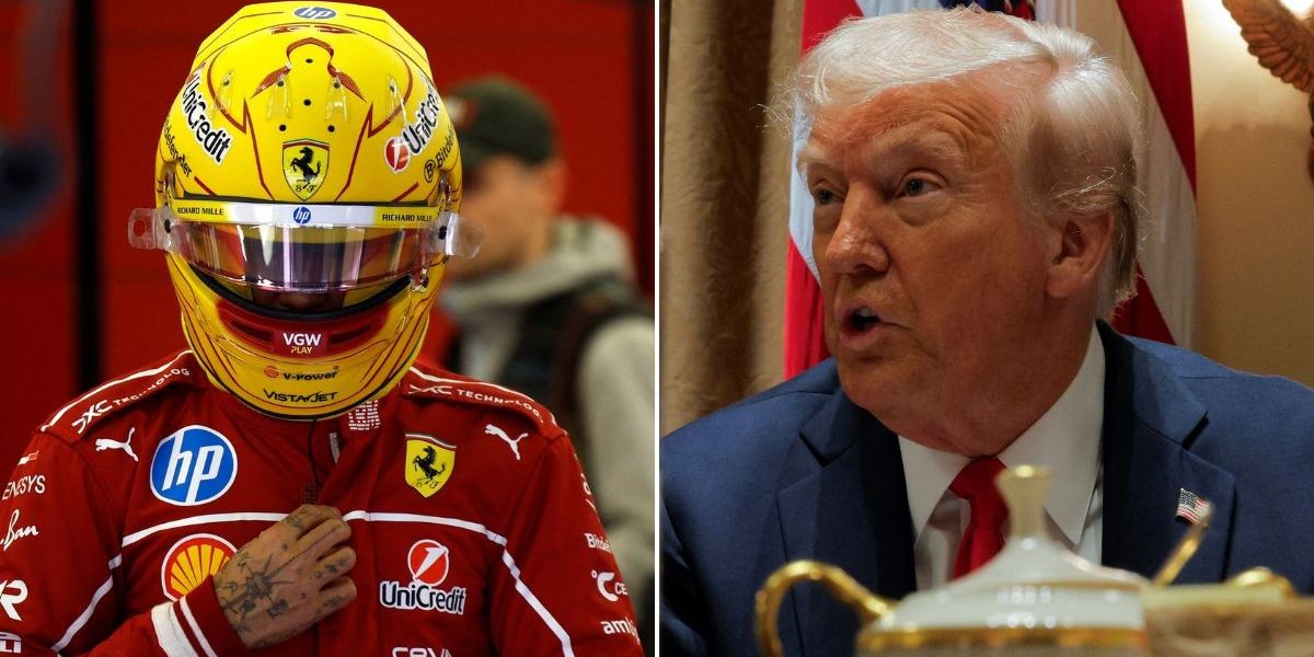 NextImg:Lewis Hamilton doesn't hold back as F1 star makes defiant vow following Donald Trump criticism