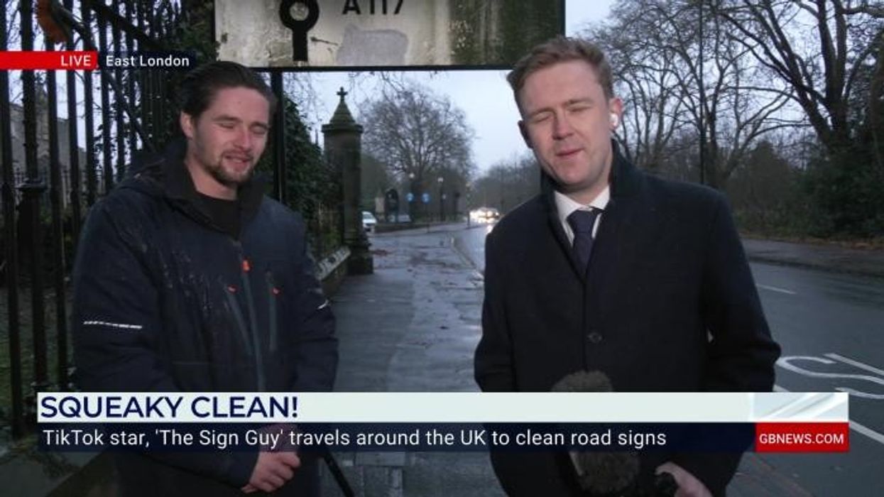 Dirty UK road signs cleaned by viral TikTok sensation who vows to 'give back to the community'