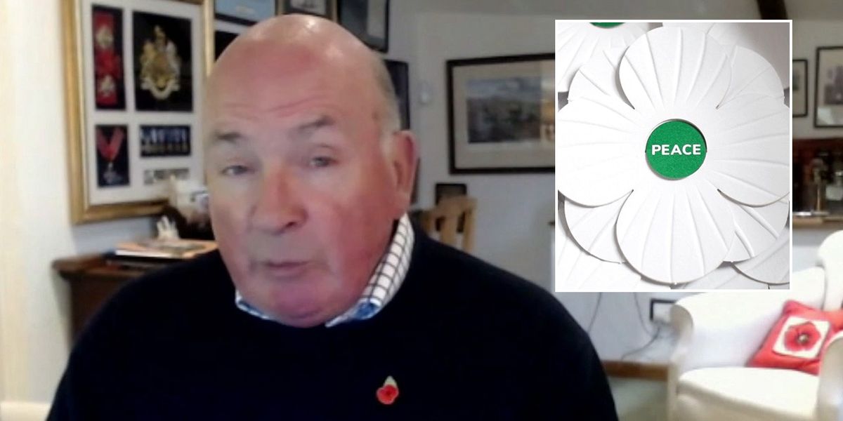 NextImg:Ex-British Army chief blasts 'cynical' white poppies as students show solidarity with Gaza