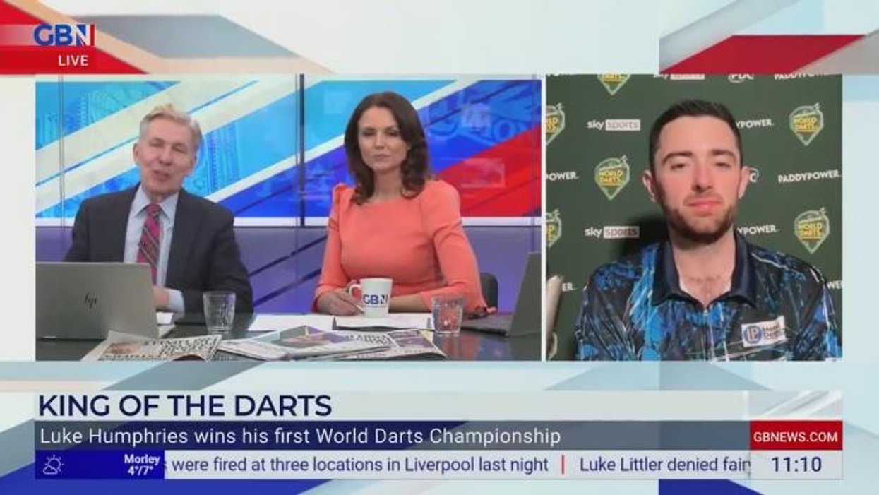 Dan Walker shut down for comments about darts after Luke Humphries beats Luke Littler in final