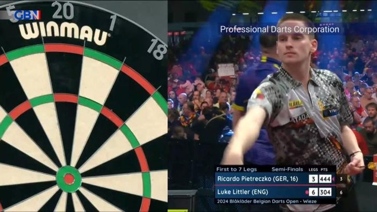 Luke Littler continues to prove Nathan Aspinall wrong as darts rival's reaction speaks volumes