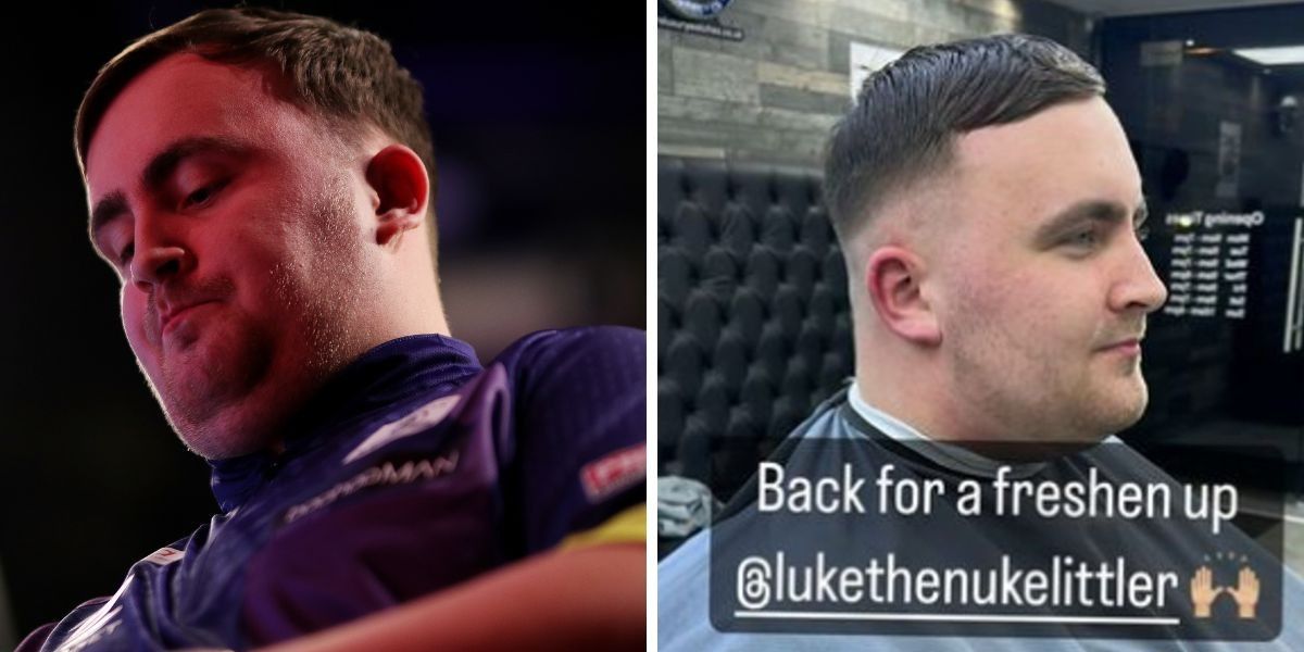 Luke Littler shows off new haircut as darts star prepares for more Premier League action