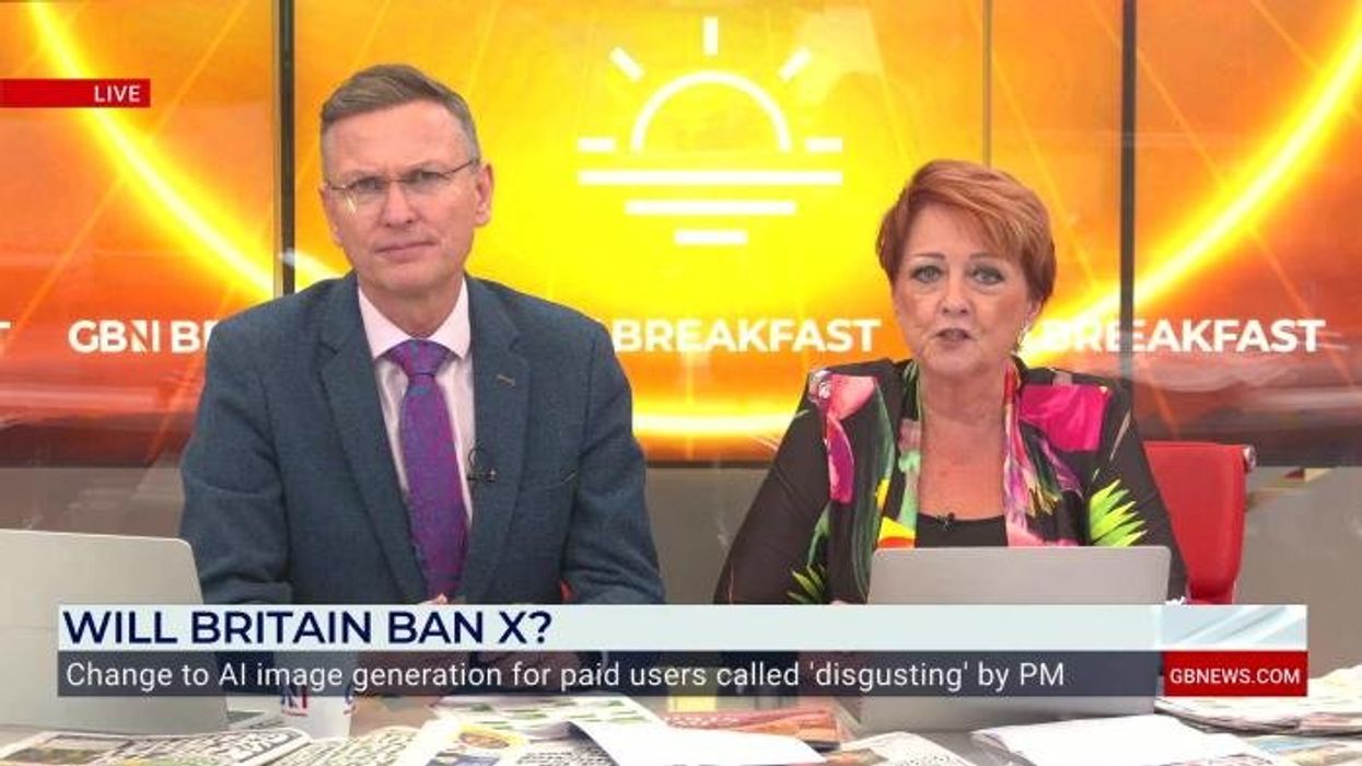 'That's not free speech, that's harm!' GB News guest engulfed in row as she DEFENDS controversial X ban