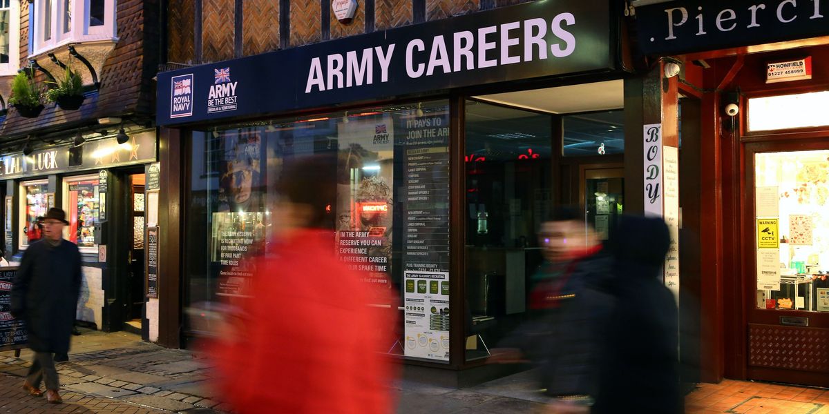 NextImg:Armed forces applicants surge to highest number in years