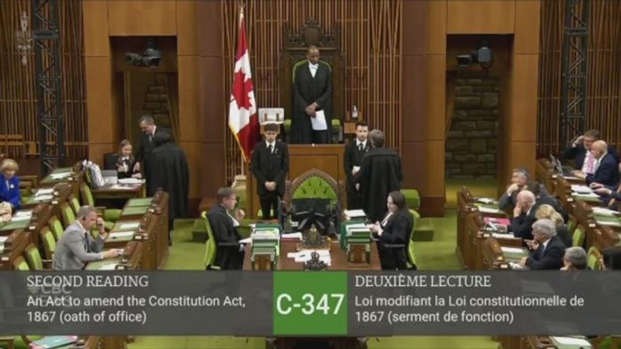 Canadian MPs sing 'God Save the King' after killing bill that would have made oath to Charles optional