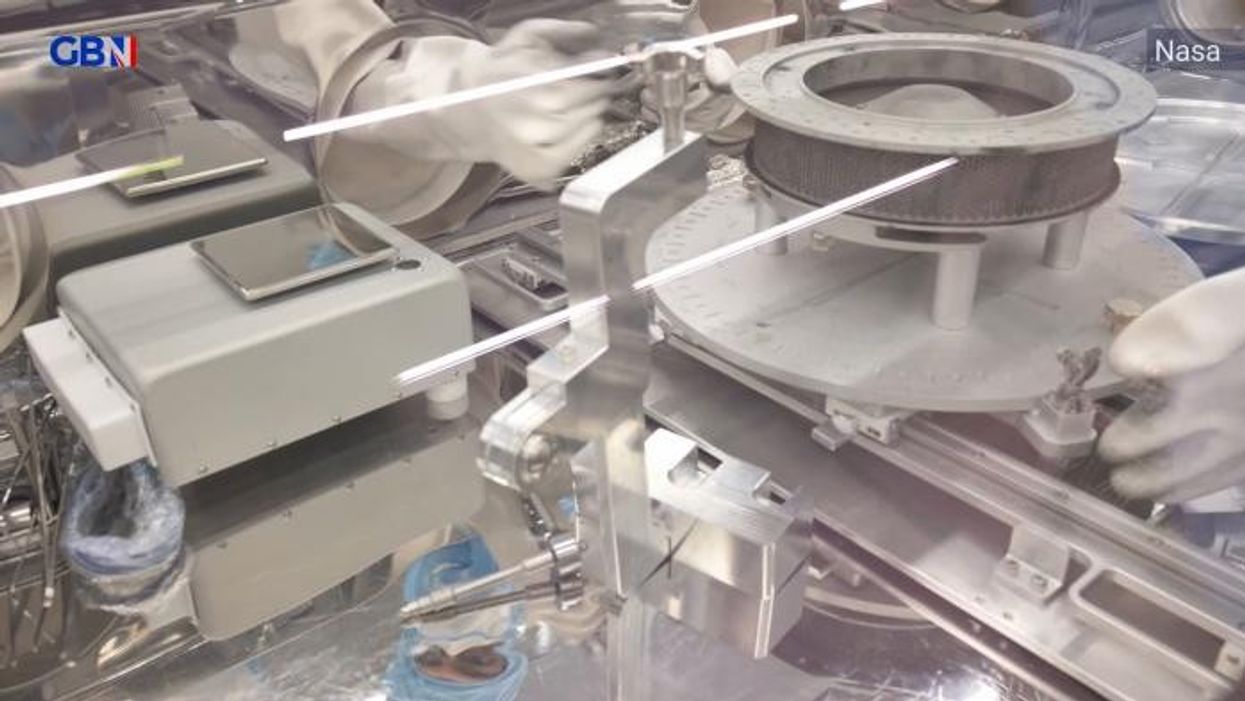 Nasa opens container holding mysterious 'doomsday asteroid' sample