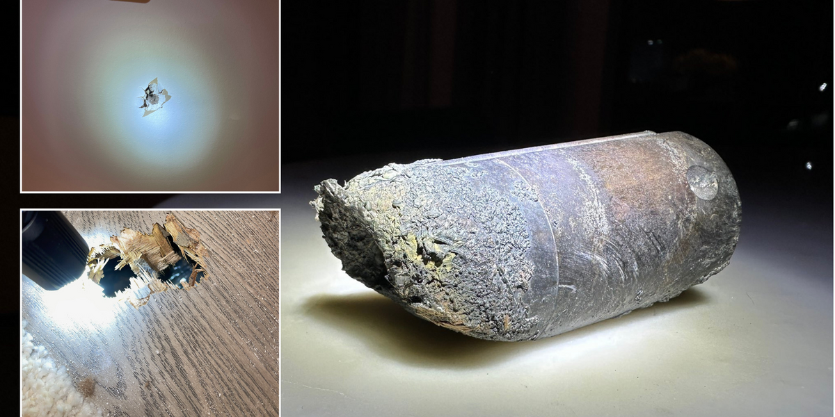 NextImg:Space debris from Nasa's ISS smashes through family's roof, narrowly missing son