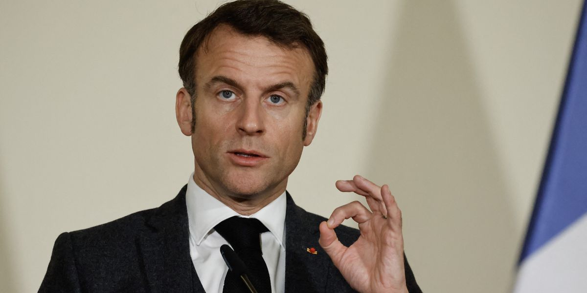 NextImg:Macron urges Nato not to be 'cowards' after discussing idea of sending troops to Ukraine
