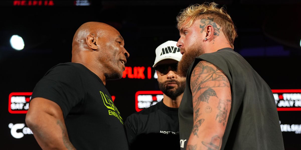 NextImg:Jake Paul makes feelings clear over Mike Tyson wheelchair photo ahead of boxing fight - 'Very similar people'