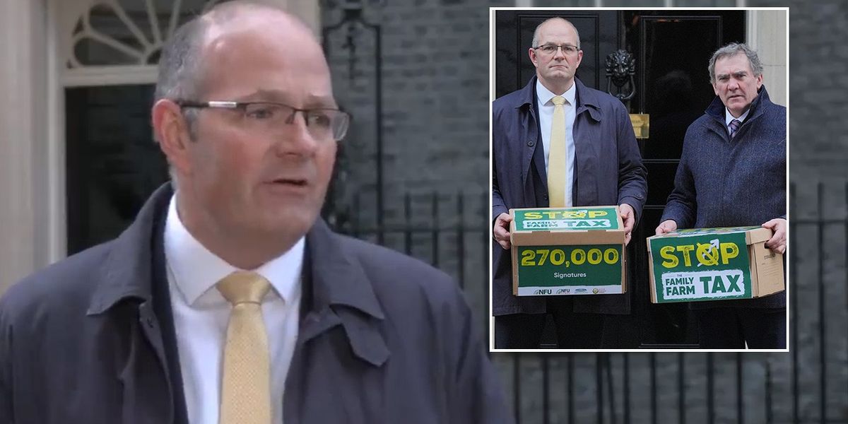 NextImg:'Completely inhumane!' NFU President launches fresh attack on Labour over 'abhorrent' inheritance tax raid on farmers