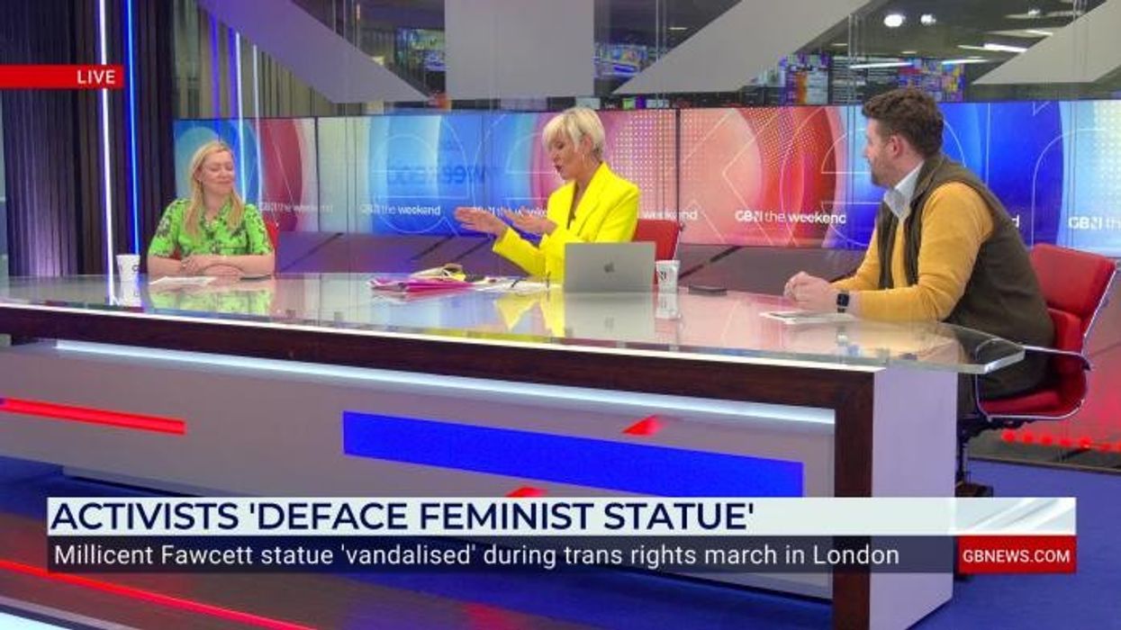 'Sheer theatre!' Trans activists blasted for defacing SEVEN statues in protest against Supreme Court ruling