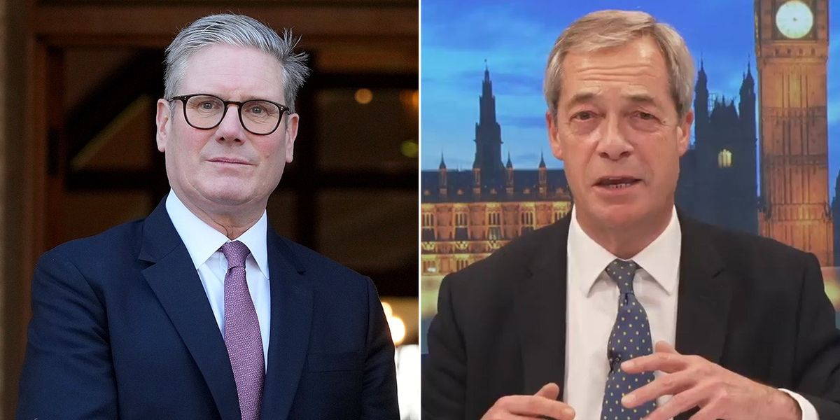 NextImg:Nigel Farage scolds Labour's 'ideological gamble' by spending £22billion on a carbon capture: 'No evidence it will work!'