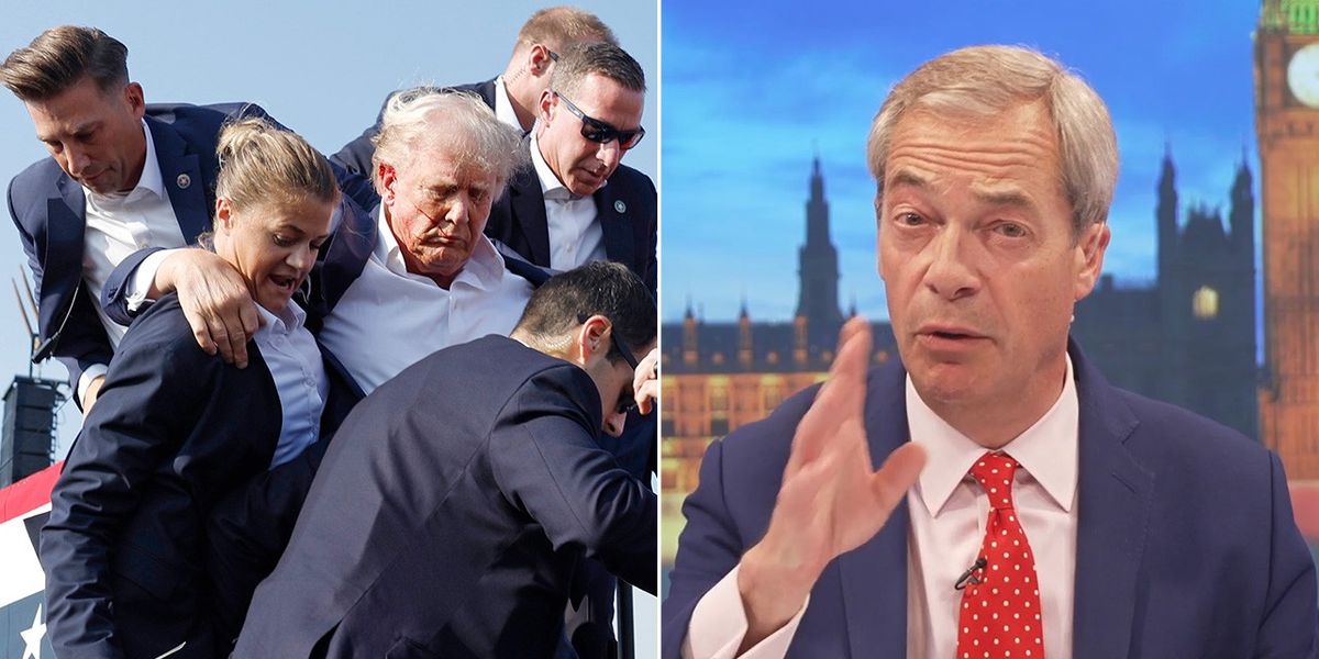 NextImg:Nigel Farage in ‘disbelief’ at Secret Service after ‘horrifying’ Trump assassination attempt