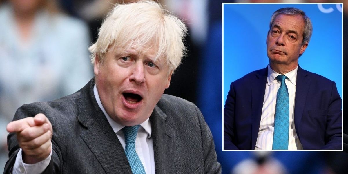 NextImg:Boris Johnson ‘comeback’ plot leaves Nigel Farage facing 'huge threat' as Tories hold ‘trump card’ to sink Reform UK
