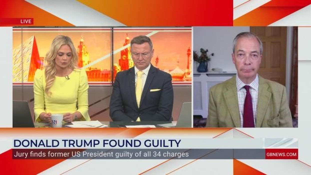 Liberal left ‘overplayed their hand’ says Nigel Farage after Trump verdict: ‘I’m more certain he will win’