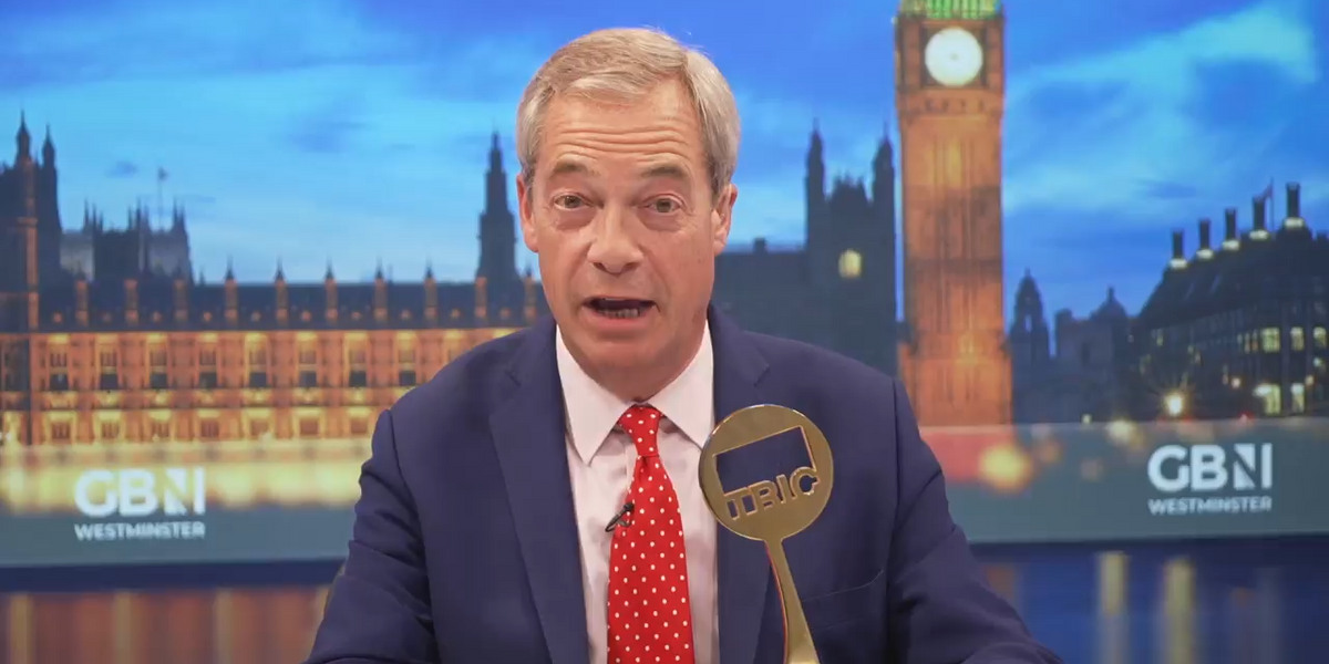 NextImg:Nigel Farage lambasts 'woke mainstream media' in defiant return to GB News: 'They think you're stupid!'