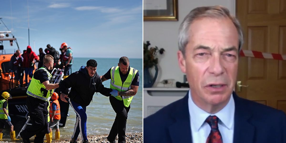 NextImg:'They don't care!' Farage tears into Tories as asylum seekers FORGE birth certificates