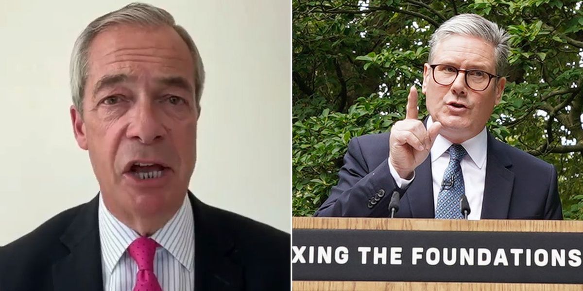 NextImg:Nigel Farage lets rip at 'authoritarian' Keir Starmer over smoking ban: 'I'll never go to the pub again!'