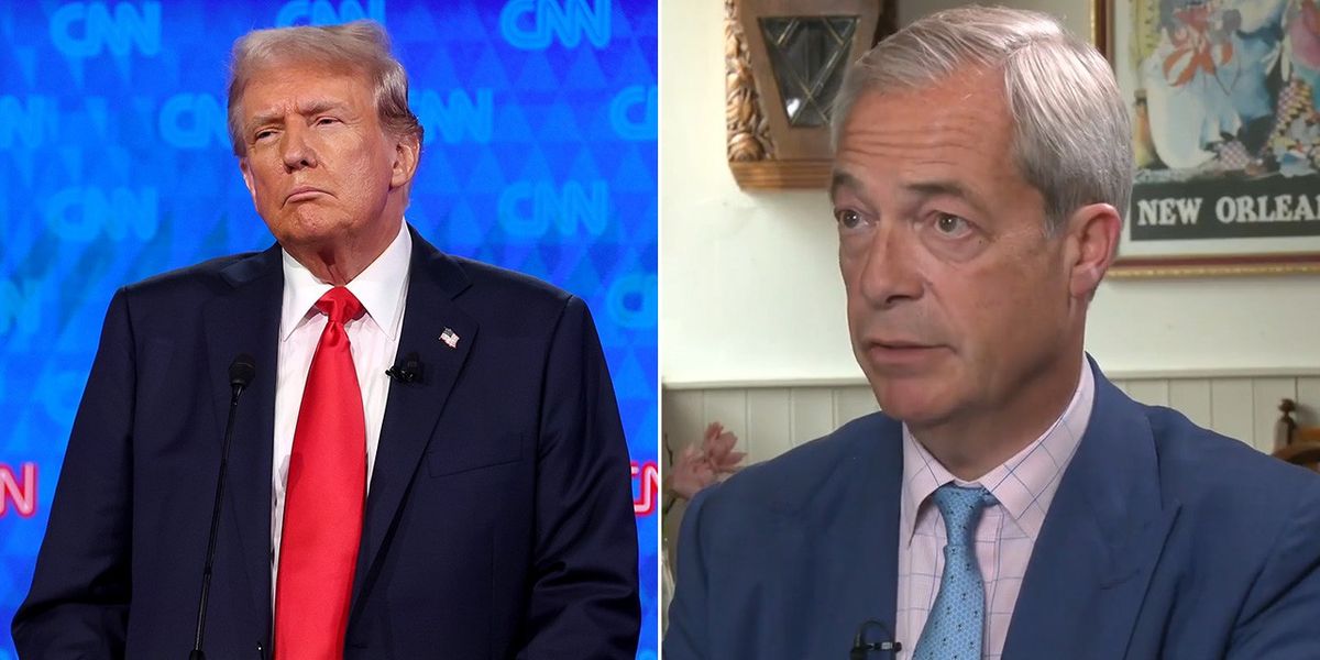 NextImg:Farage opens up on private talks with Trump team about David Lammy and Labour