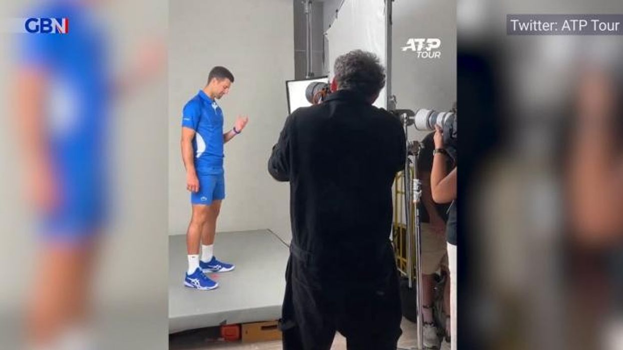 Novak Djokovic produces hilarious impression of Andy Murray at the Australian Open