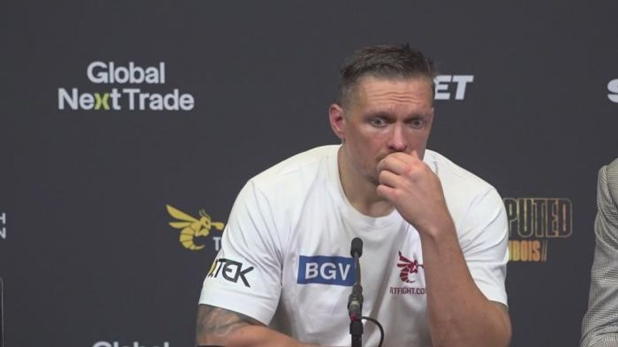 Oleksandr Usyk to play in charity football match days after postponing title fight due to injury