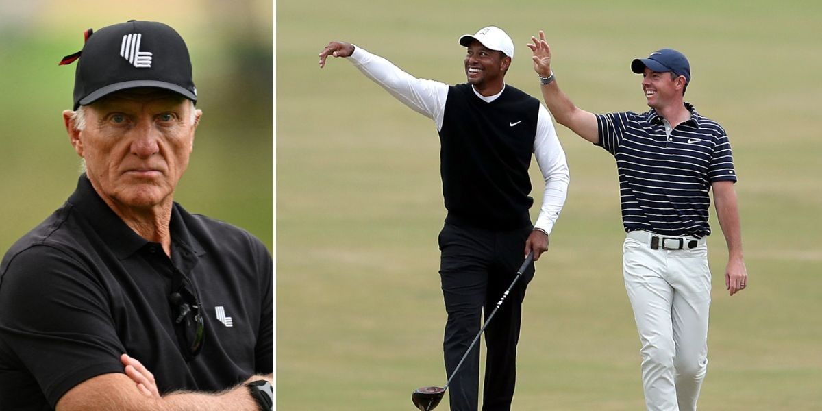 NextImg:Greg Norman hits back at Rory McIlroy and Tiger Woods after LIV Golf sack with bombshell claim