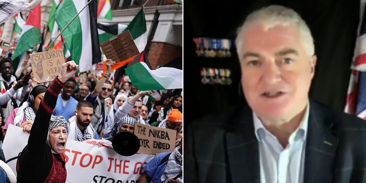 NextImg:Pro-Palestine marches planned for Remembrance Sunday branded 'appalling' by ex-intelligence officer