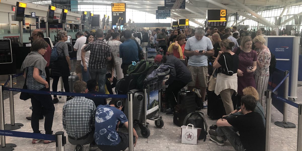 NextImg:Planes collide at Heathrow Airport - Emergency services swarm tarmac as passengers left stunned