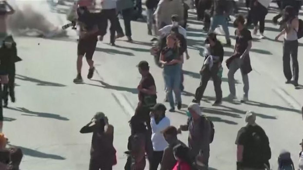 Los Angeles riots: Police throw tear gas at protesters as streets erupt into chaos amid Donald Trump's immigration crackdown