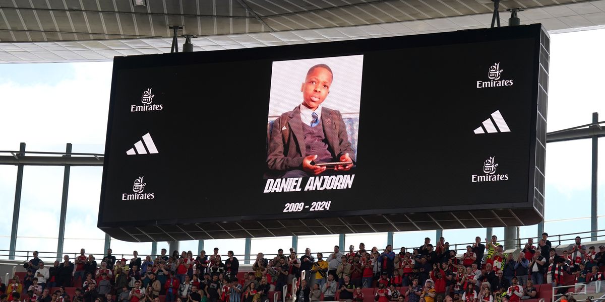 NextImg:Arsenal lead tributes to Daniel Anjorin, 14, killed in Hainault sword attack
