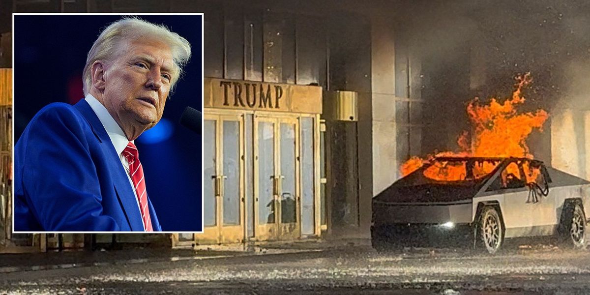 NextImg:Donald Trump issued stark warning ahead of inauguration after ‘disturbing’ Cybertruck explosion at Vegas hotel: ‘A symbolic act’