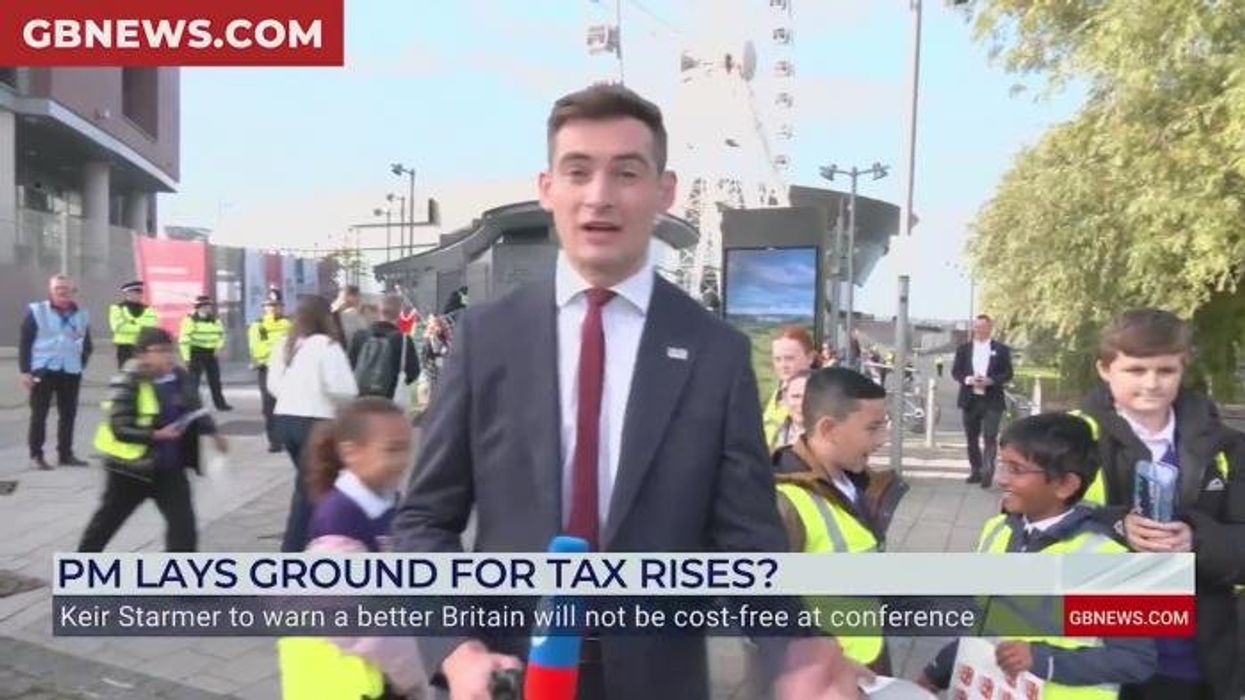 Trade union protest at Labour conference sparks outrage as CHILDREN from six schools brought along to campaign