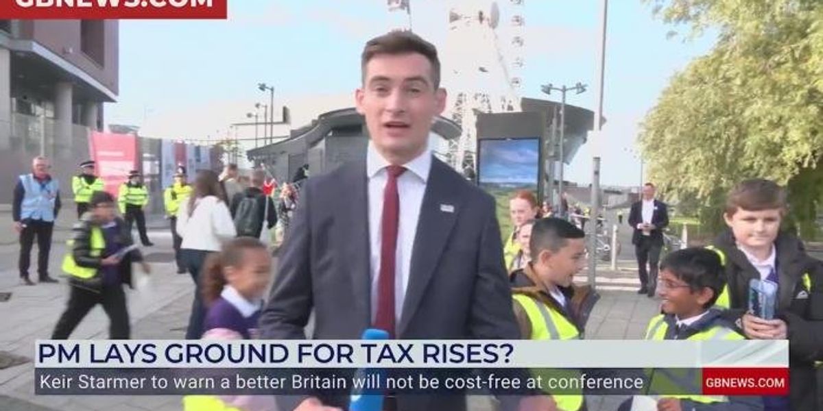 NextImg:WATCH: Andrew Pierce 'astounded' as school children protest outside Labour conference
