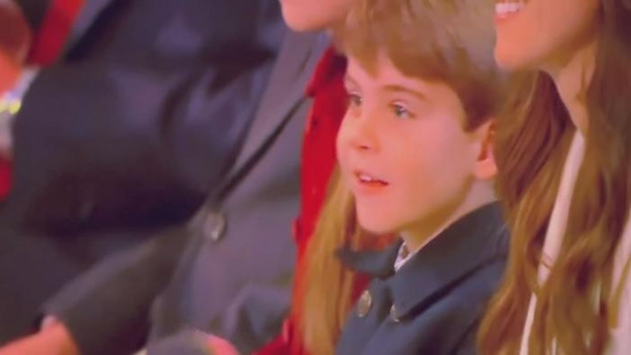 Prince Louis' 'face lights up' after spotting famous actor at Kate's Christmas carol concert