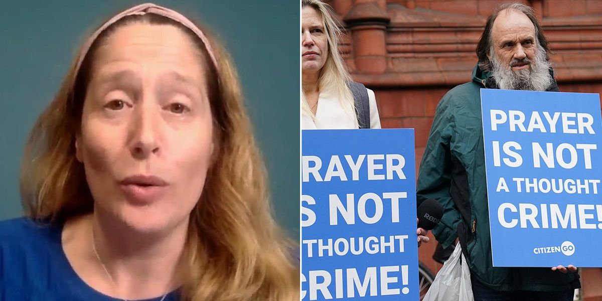 NextImg:Woman arrested for silent prayer outside abortion centre blasts 'two-tier policing'