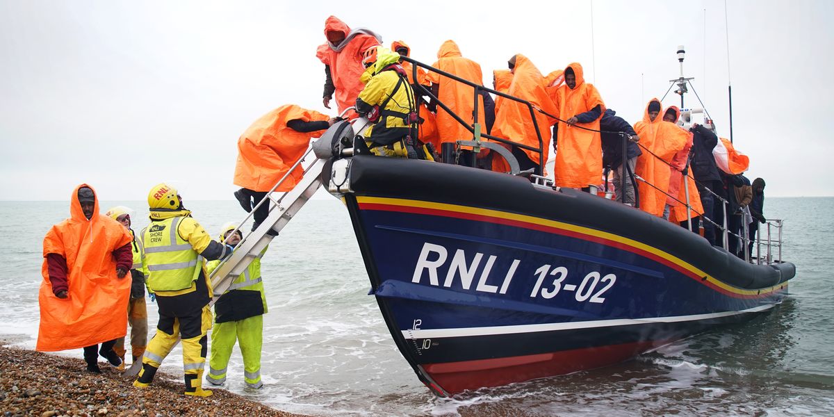 NextImg:Migrant Channel crossings exceed 34,000 after 609 reach UK shores following eight-day hiatus