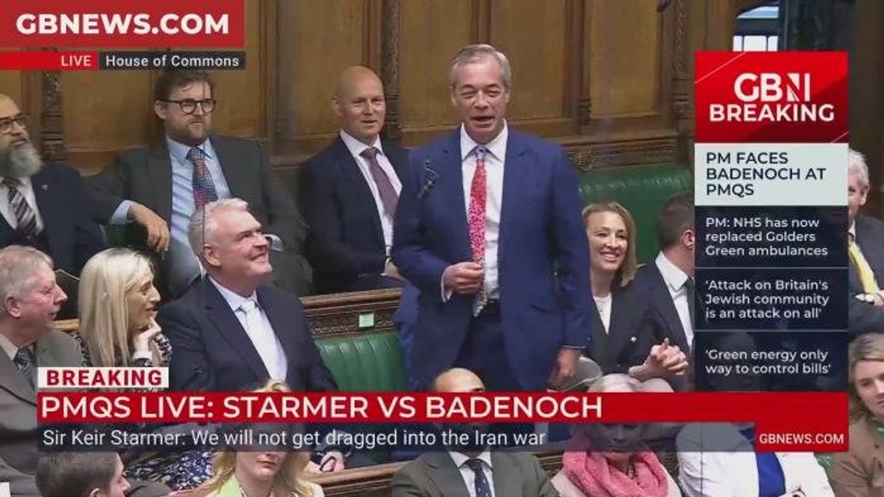 Reform MPs all WALK OUT of PMQs after Keir Starmer takes aim at Nigel Farage