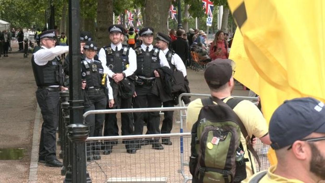 Protesters target Trooping the Colour as 'substantial' police operation in place