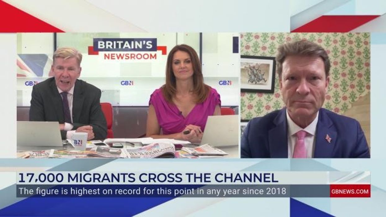 Richard Tice takes aim at migrant surge as Channel crossings hit 40,000 under Labour - 'Incompetent muppets!'